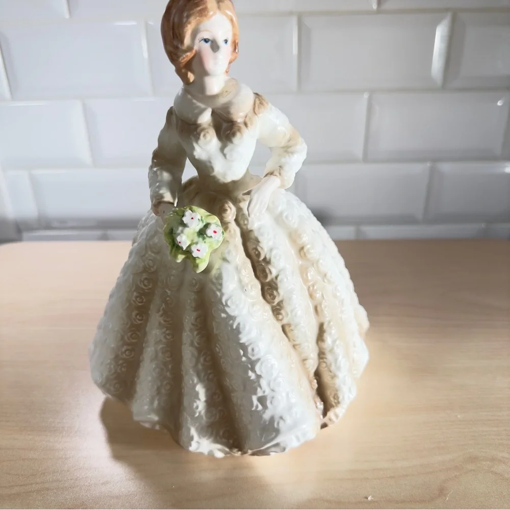 1963 Relpo SAMSON IMPORT Bride FIGURINE PLANTER Mid Century MCM Stamped 1945